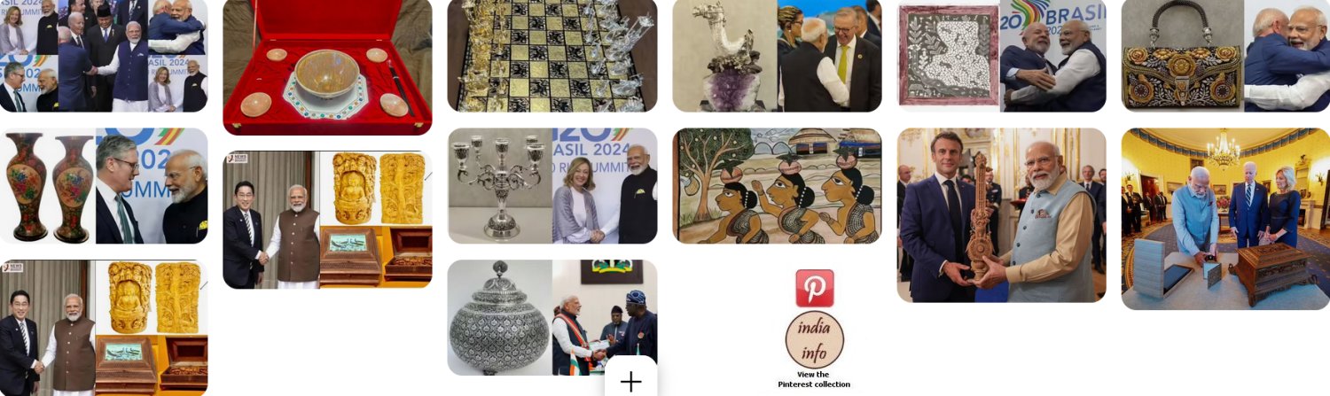 PM Modi’s gifts from different states for global leaders - Pinterest collection